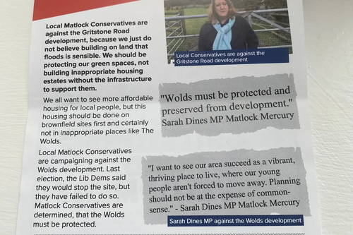 Matlock Conservative leaflet