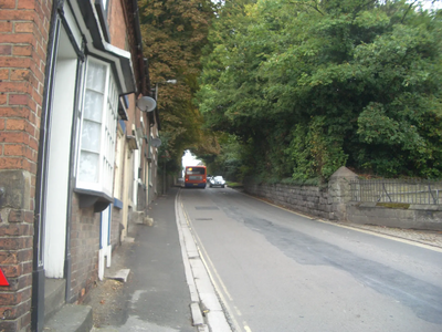 Damaged kerbstones on Buxton Rd