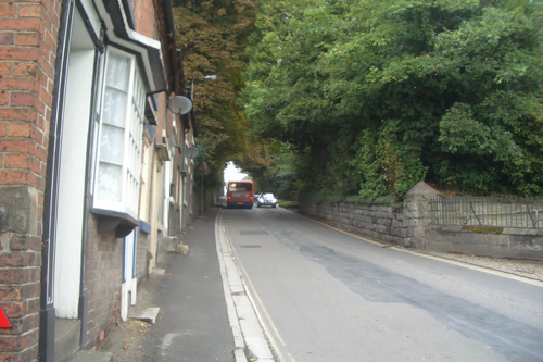 Damaged kerbstones on Buxton Rd