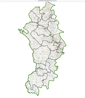 Map of revised wards Jan 2022