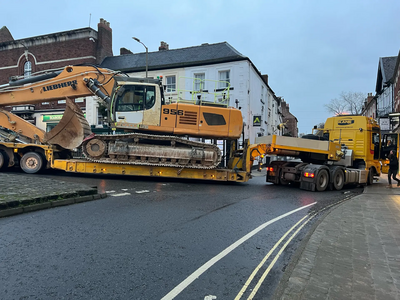 Monster truck on St John's St