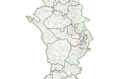 Map of proposed new wards