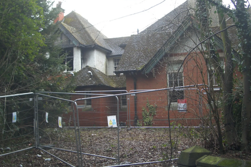 Victoria Court Flats derelict