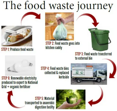 Food waste journey